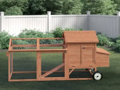 Bayer Feet Chicken Coop -Chicken Run 3D model