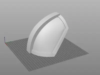 The Mandalorian Beskar Paulrons - Shoulder Armor - EZ 3D Print 3D print model