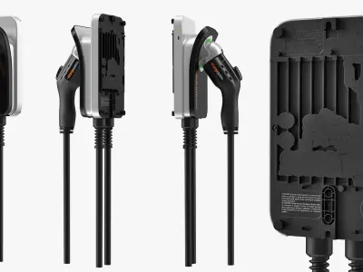 ChargePoint EV Charging Plug 3D model purchase