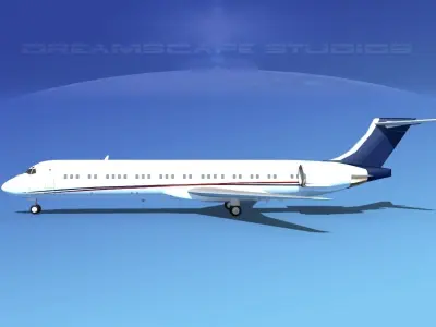 McDonnell Douglas MD-87 Corporate 5 3D model