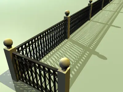 railing 01 Free 3D model