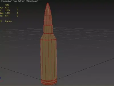 721-Tomahawk Ammo Low-poly 3D model