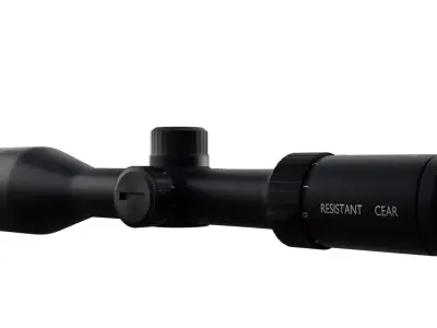 solognac scope high and lowpoly Low-poly 3D model