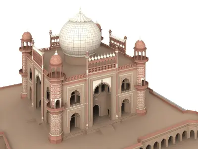 Safdarjung Tomb 3D model