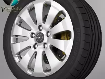 Wheel Opel Insignia 2 3D model
