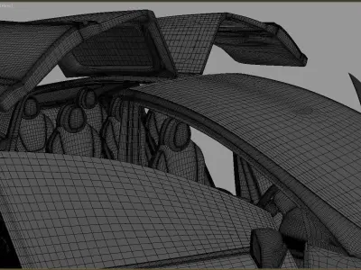 Tesla Model X 2016 Free 3D model