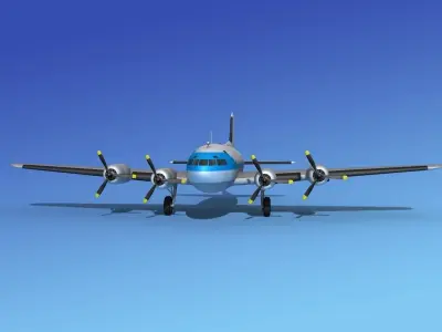 Boeing B307 Stratoliner Corporate 1 3D model