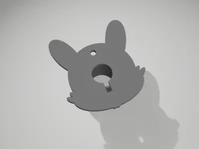 Bunny Spool the cute sewing bobbin 3D print model