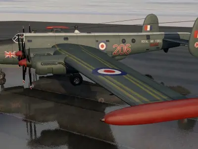 Avro 716 Shackleton MR3 3D model