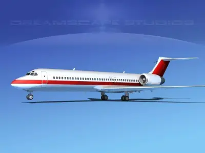 Boeing 717-200 Corporate 7 3D model