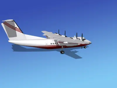 Dehavilland DHC-7 Corporate 2 3D model
