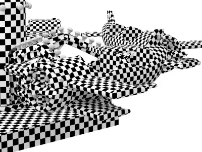 Children carousel Planes 3D model