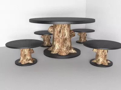 Tree table Free 3D print model