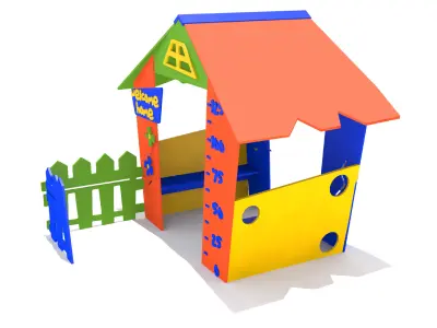 Playhouse house for kids to play Free 3D model