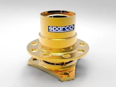 Sparco quick release mechanism Free 3D model