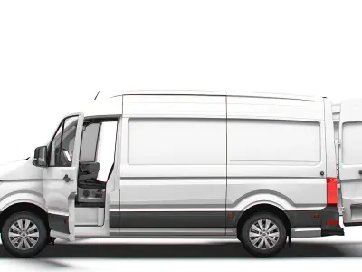 MAN TGE Van MWB HR HQInterior 2025 3D model