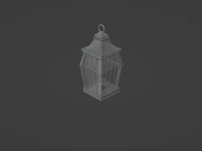 Handheld Lantern Free Free low-poly 3D model
