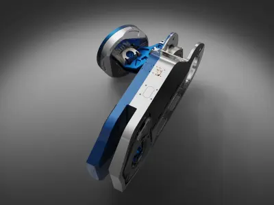 mechanical robotic part 3D model