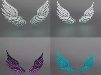 Wings angel - angel Free 3D model