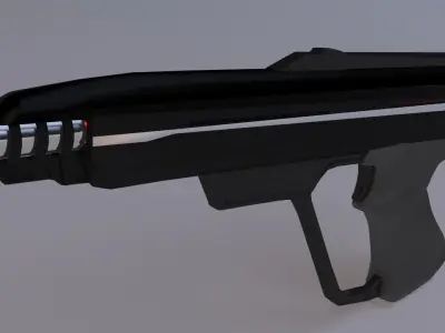 Blaster Laser Pistol 3D model