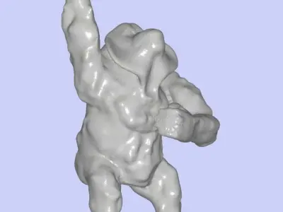 MakeIT Orangutan Hanging Ornament 3D Model 3D model