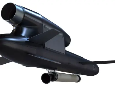 FP-5 Flamingo cruise missile 3D model