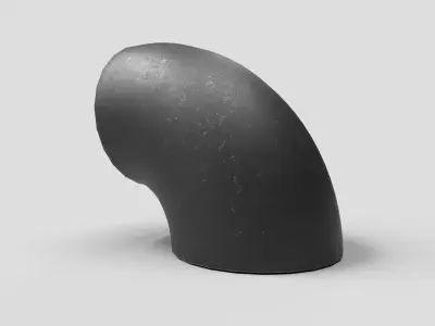 Elbow Pipe Short Radius 3 inches 3D model