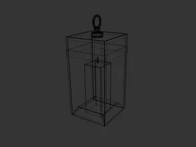 Lantern  Low-poly 3D model