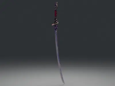 Musou no Hitotachi Sword Free 3D model
