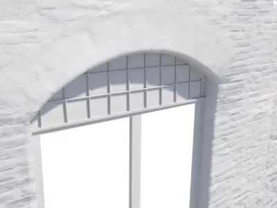 3D Scanned Italian Facade 006 3D model