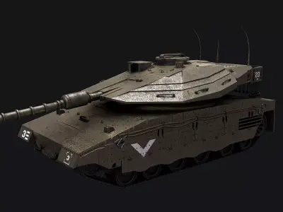 Merkava IV Tank PBR 3D model