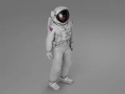 Astronaut  rigged character 3D model