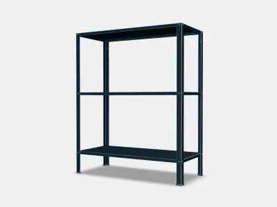 HYLLIS Shelf part Low-poly 3D model