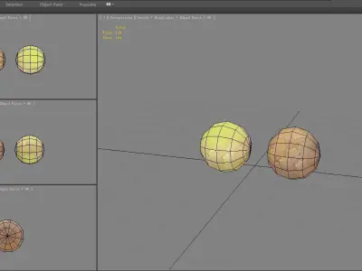 Game Trap - Cartoon Rolling Stones Low-poly 3D model
