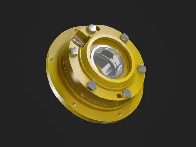 bearing holder Porta Rodamiento 3D model