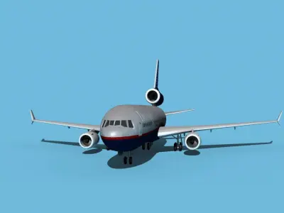 McDonnell Douglas MD-11 United 2 3D model