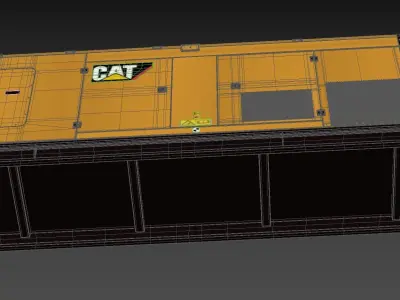 Diesel Generators 02 3D model