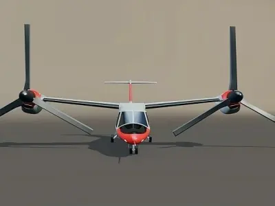 Bell Agusta BA-609 N609AG verticopter 3D model