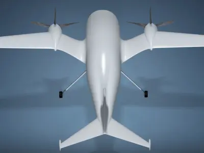 Bayraktar Akinci  UCAV Drone 3D model