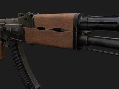 AK-47 Assault Rifle 3D model