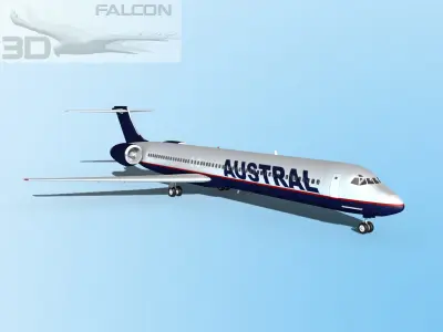 Falcon3D MD 80 Austral 2 3D model