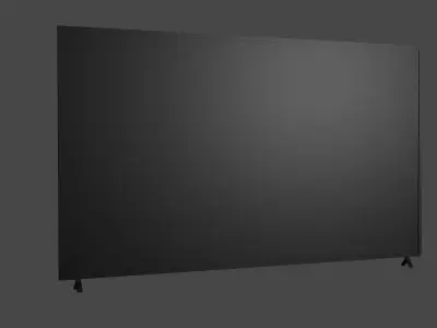 Simple Modern Television Free low-poly 3D model