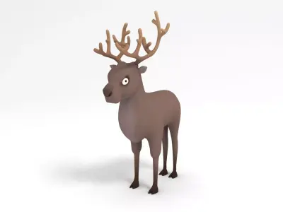 Deer Character Free 3D model