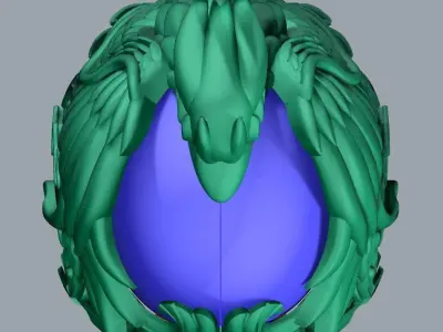 Nhan Nam Phuong Hoang - The Phoenix Ring 3D print model