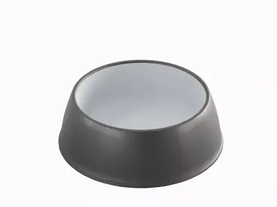 Plastic Dog Bowl B 01 Low-poly 3D model