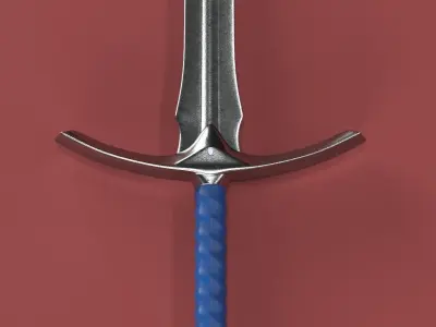 Glamdring sword 3D model