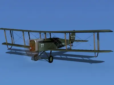 Airco DH-4 V02 US Air Mail 3D model