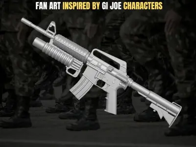 Leatherneck Kit 3D printable Files For Action Figures 3D print model