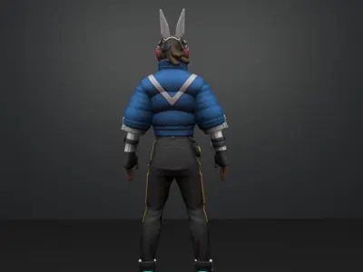 jet default 3D model