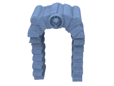 He man Jungle scull archway 3D model